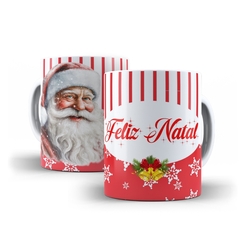 Caneca Feliz Natal para personalizar o nome 325ml Orathea 