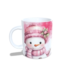 Caneca Natal Boneco de Neve 325ml em cerâmica Orathea - comprar online