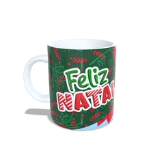 Caneca Natalina 325ml em cerâmica Orathea - comprar online