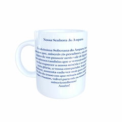 Caneca Nossa Senhora do Amparo Religioso em cerâmica 325ml Orathea - comprar online