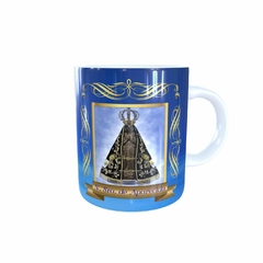 Caneca Nossa Senhora Aparecida Religioso em cerâmica 325ml Orathea - Personalize Canecas Azulejos e mais | Orathea Presentes