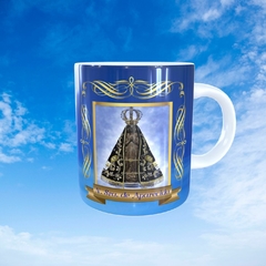 Caneca Nossa Senhora Aparecida Religioso em cerâmica 325ml Orathea - loja online