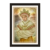 Quadro Religioso Nossa Sra da Salette 21x30cm Moldura Preta marca Orathea