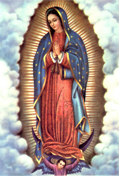 Quadro Nossa Sra. Guadalupe A MDF 20x27cm Decorativo  Orathea