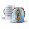 Caneca Nossa Senhora da Abadia Religioso em ceramica 325ml Orathea