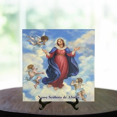 Quadro Azulejo Nossa Senhora da Abadia Religioso com suporte Orathea - comprar online