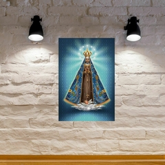 Quadro Nossa Senhora Aparecida Placa MDF 20x27cm Decorativo – Orathea na internet