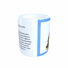 Caneca Nossa Senhora Aparecida Religioso AA4 em cerâmica 325ml Orathea - comprar online