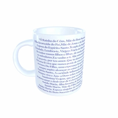 Caneca Nossa Senhora do Bom Sucesso Religioso em cerâmica 325ml Orathea - comprar online