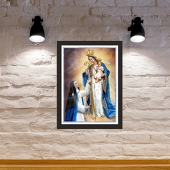 Quadro Religioso Nossa Sra. do Bom Sucesso 21x30cm Moldura Preta marca Orathea na internet