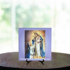 Quadro Azulejo Nossa Sra. do Bom Sucesso Religioso com suporte Orathea - comprar online