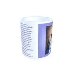 Caneca Nossa Senhora do Bom Sucesso Religioso em cerâmica 325ml Orathea na internet