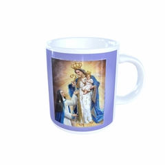 Caneca Nossa Senhora do Bom Sucesso Religioso em cerâmica 325ml Orathea - Personalize Canecas Azulejos e mais | Orathea Presentes