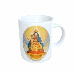 Caneca Nossa Senhora das Candeias Religioso em cerâmica 325ml Orathea - comprar online