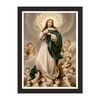 Quadro Religioso Nossa Sra da Conceição 21x30cm Moldura Preta marca Orathea