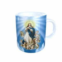 Caneca Nossa Senhora da Conceição Religioso A2 em cerâmica 325ml Orathea - Personalize Canecas Azulejos e mais | Orathea Presentes