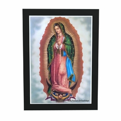 Quadro Religioso Nossa Sra Guadalupe  21x30cm Moldura Preta marca Orathea