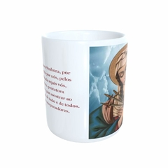 Caneca Nossa Senhora das Dores Religioso em cerâmica 325ml Orathea na internet