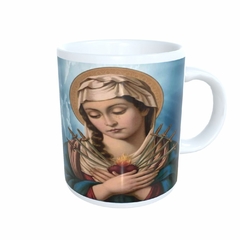 Caneca Nossa Senhora das Dores Religioso em cerâmica 325ml Orathea - Personalize Canecas Azulejos e mais | Orathea Presentes