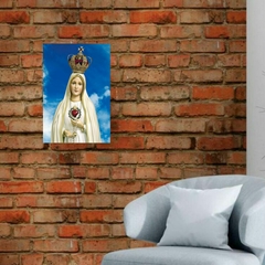 Quadro Nossa Senhora de Fátima Placa MDF 20x27cm Decorativo – Orathea - Personalize Canecas Azulejos e mais | Orathea Presentes