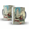 Caneca Nossa Senhora de Fatima Religioso AA3 em ceramica 325ml Orathea