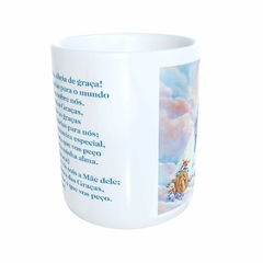 Caneca Nossa Senhora das Graças Religioso em cerâmica 325ml Orathea na internet