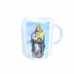 Caneca Nossa Senhora dos Navegantes Religioso em cerâmica 325ml Orathea - Personalize Canecas Azulejos e mais | Orathea Presentes