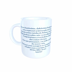 Caneca Nossa Senhora da Penha Religioso em cerâmica 325ml Orathea - comprar online