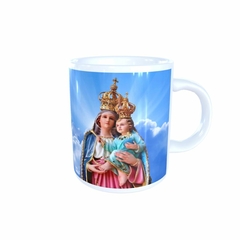 Caneca Nossa Senhora da Penha Religioso em cerâmica 325ml Orathea - Personalize Canecas Azulejos e mais | Orathea Presentes