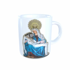 Caneca Nossa Senhora da Piedade Religioso em cerâmica 325ml Orathea - Personalize Canecas Azulejos e mais | Orathea Presentes