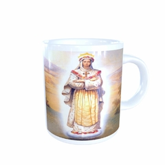 Caneca Nossa Senhora da Salette Religioso em cerâmica 325ml Orathea - Personalize Canecas Azulejos e mais | Orathea Presentes