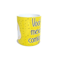 Caneca Ovinho Divertido Você Mexe Comigo 325ml cerâmica Orathea na internet