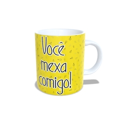 Caneca Ovinho Divertido Você Mexe Comigo 325ml cerâmica Orathea - Personalize Canecas Azulejos e mais | Orathea Presentes