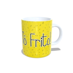 Caneca Ovinho Divertido Tô Frito 325ml em cerâmica Orathea - Personalize Canecas Azulejos e mais | Orathea Presentes