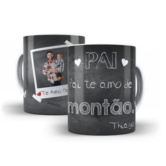 Caneca Pai Te amo de Montao 325ml em ceramica Orathea 