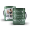 Caneca Pai Sempre Juntos 325ml em ceramica Orathea 