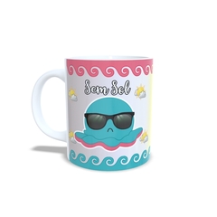 Caneca Polvo Divertido Sem Sol com Sol 325ml em cerâmica Orathea - comprar online