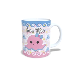 Caneca Polvo Divertido Com ou Sem TPM 325ml em cerâmica Orathea - Personalize Canecas Azulejos e mais | Orathea Presentes