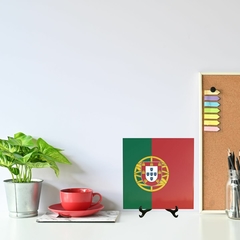 Quadro Azulejo Bandeira de Portugal com suporte Orathea na internet