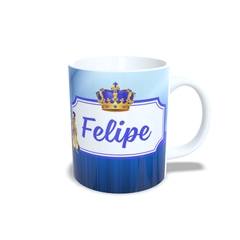 Caneca Principe Modelo Majestade 325ml Orathea - Personalize com Nome - Personalize Canecas Azulejos e mais | Orathea Presentes