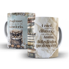 Caneca Professor nosso Guia em ceramica 325ml Orathea