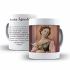 Caneca Santa Agueda Religioso em ceramica 325ml Orathea