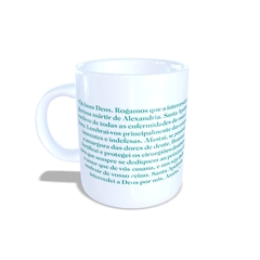 Caneca Santa Apolônia Religioso em cerâmica 325ml Orathea - comprar online