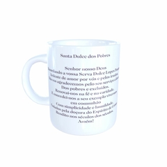 Caneca Santa Dulce dos Pobres Religioso em cerâmica 325ml Orathea - comprar online