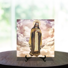 Quadro Azulejo Santa Efigênia Religioso com suporte Orathea - comprar online