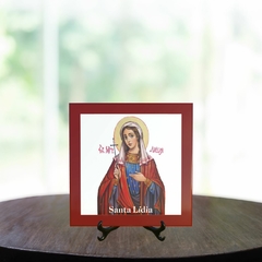 Quadro Azulejo Santa Lidia Religioso com suporte Orathea - comprar online