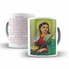 Caneca Santa Luzia Religioso em ceramica 325ml Orathea