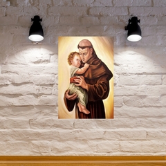 Quadro Santo Antônio em MDF 20x27cm Decorativo – Orathea - comprar online