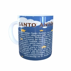 Caneca Santo Antônio Religioso Modelo 2 em cerâmica 325ml Orathea - comprar online