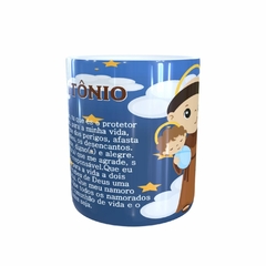 Caneca Santo Antônio Religioso Modelo 2 em cerâmica 325ml Orathea na internet